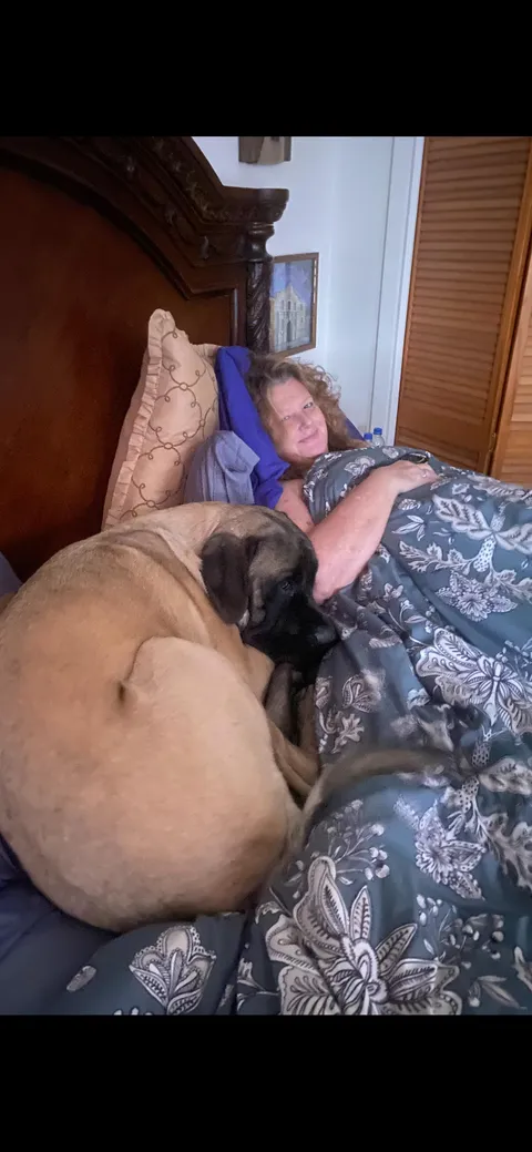 This is Gus, my mom's dog, her protector and my brother. I love him like no other. This is the known of him/her