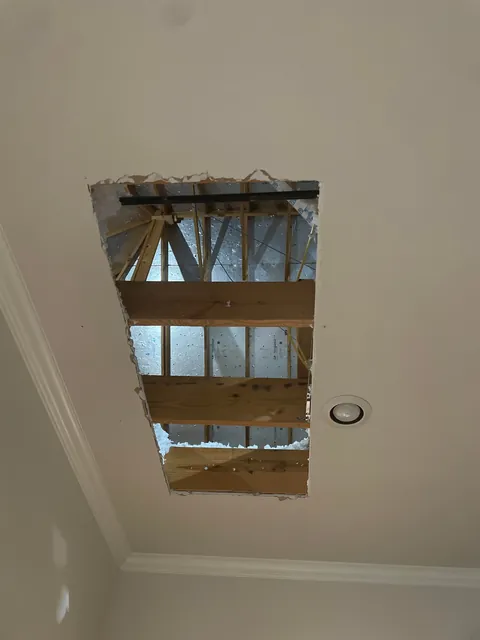 My wife wanted the thermostat moved 24 inches over