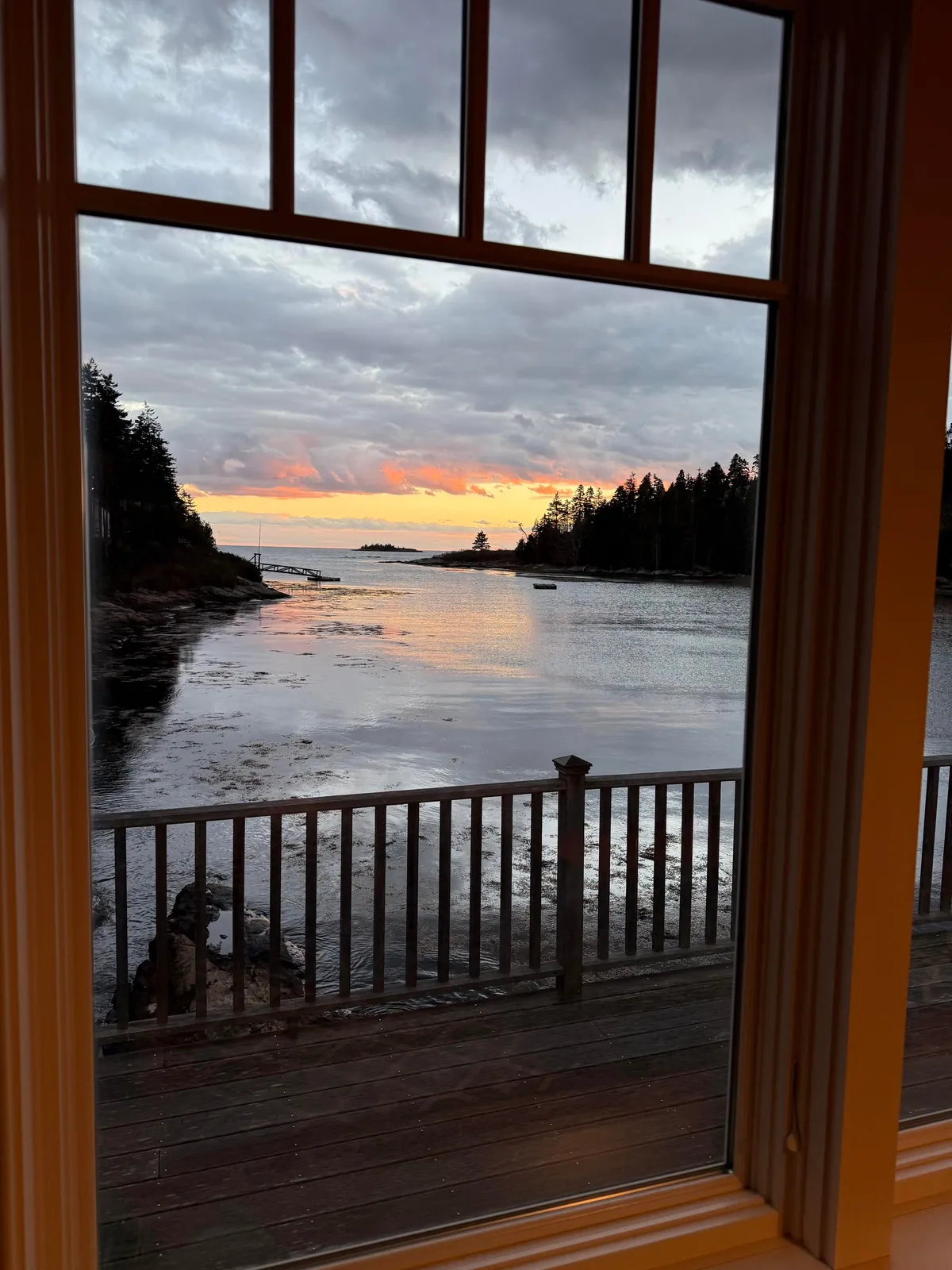 Getting cold up in midcoast Maine, but I’m not complaining 🌲🌊