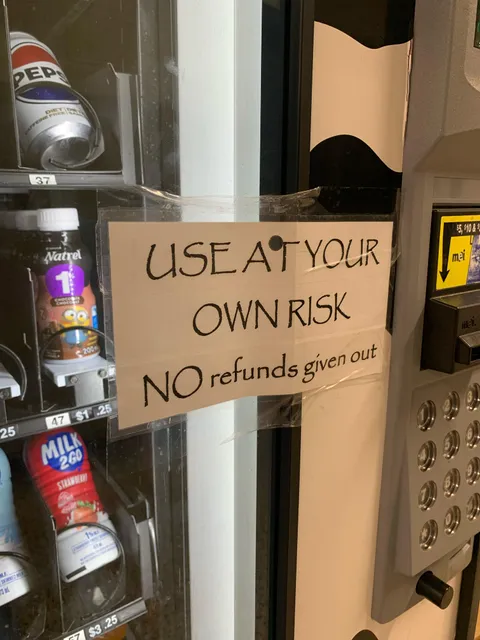 This vending machine at my high school