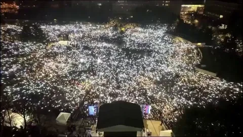 Over 100,000 people rallied in Slovakia, voicing pro-European.