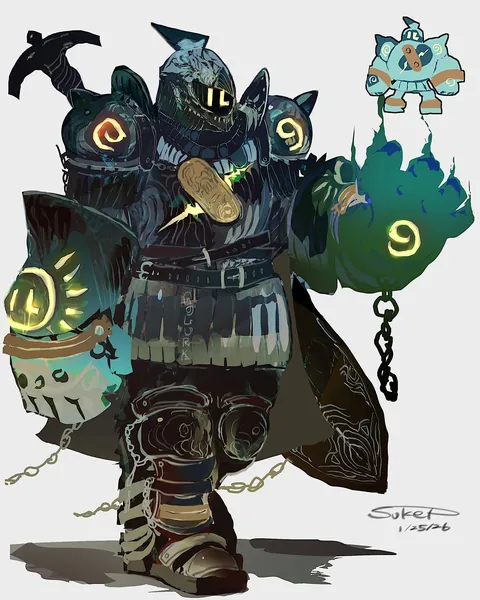 I designed some Pokémon Inspired Knights! Part 4 [OC]