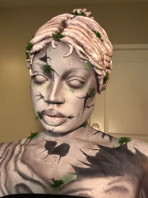 statue makeup look 🗿