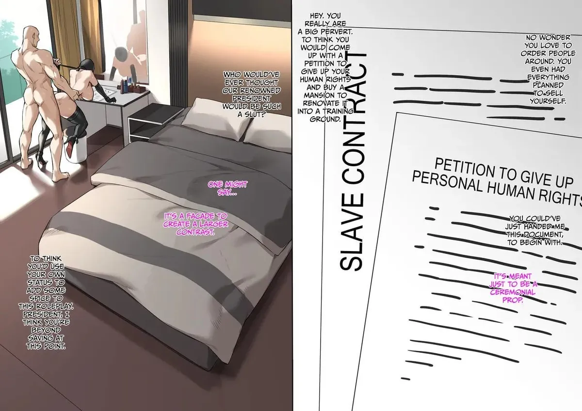 [Artist: Dawalixi] The company president is a maso-pig slut (pt. 2)