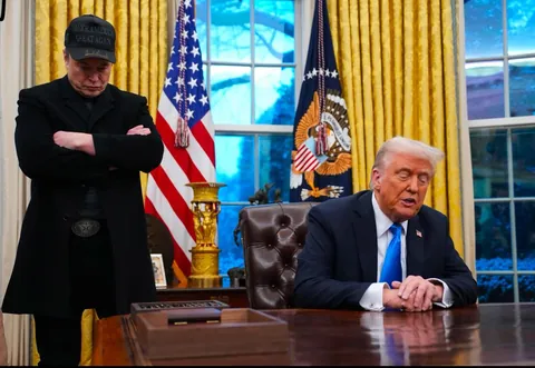 Trump, joined by Musk in Oval Office, orders up big cuts in federal workforce