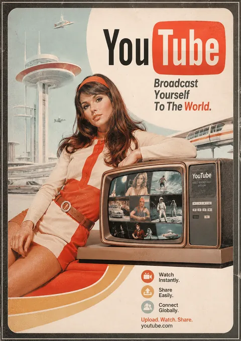 I asked ChatGPT to imagine what modern brands would look like in 1970s ads