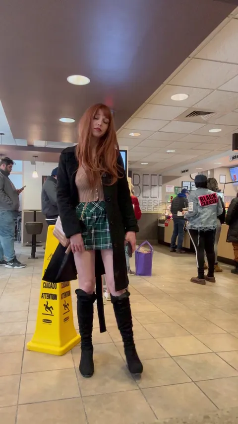 No panties in mcdonalds