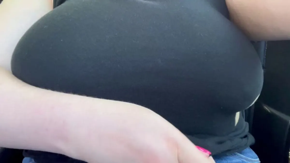 Couldn’t bare having my bra on any longer, so I took it off in the car