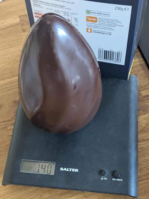Sainsburys egg is 60% its advertised weight