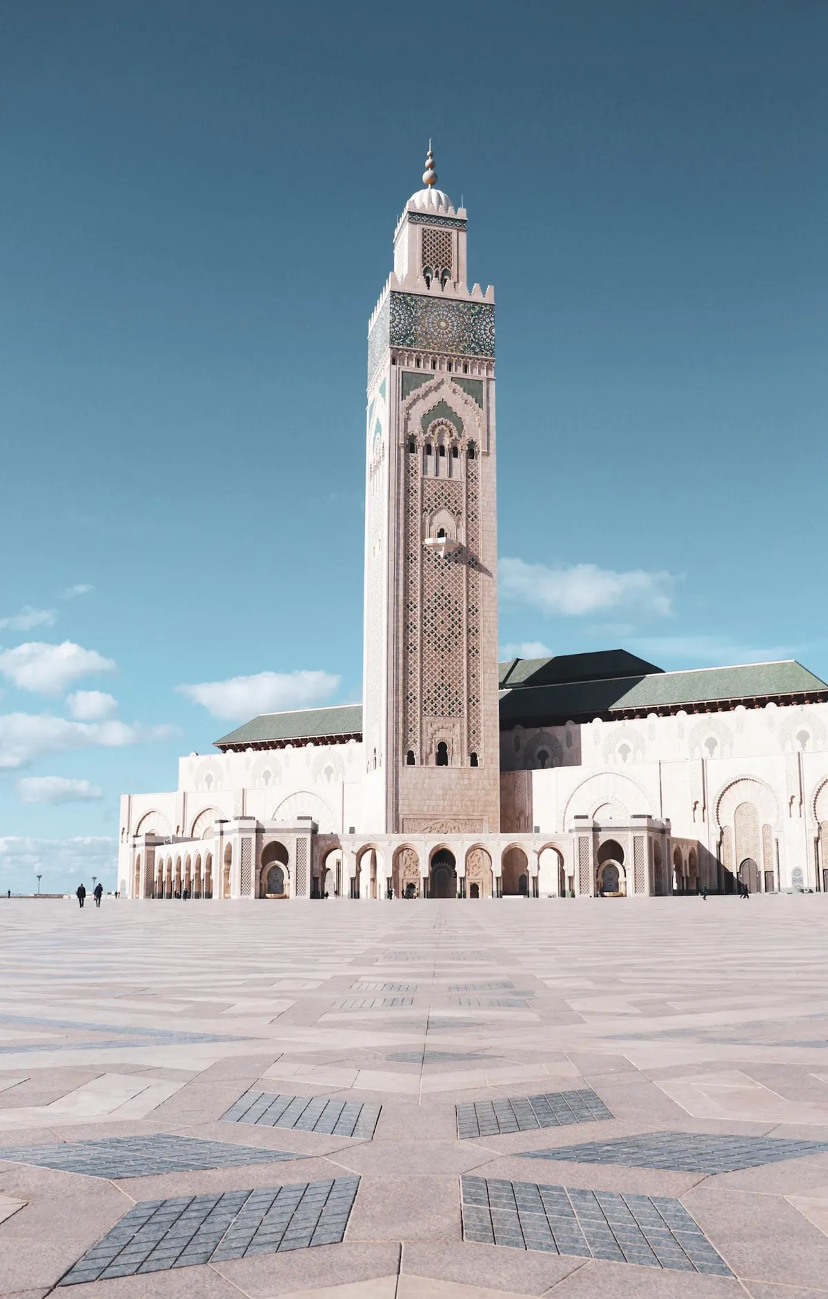 The beautiful Hassan II Masjid Casblanca, Morroco