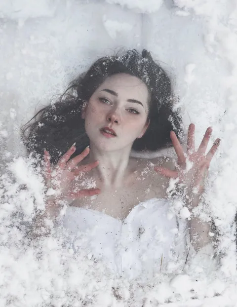 ITAP of myself through a glass [Portrait]