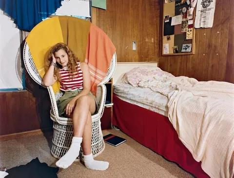 Teenagers in their rooms, 1980s–90s.