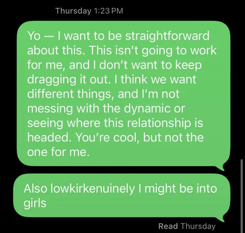 Breakup Text I Sent 🥹