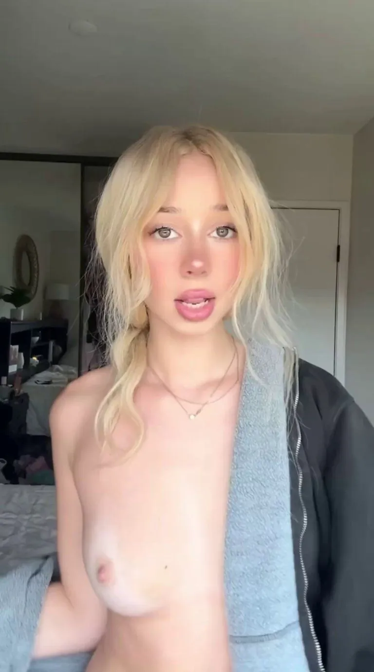 Tanlines, tiny tits, and no shame… want a closer look