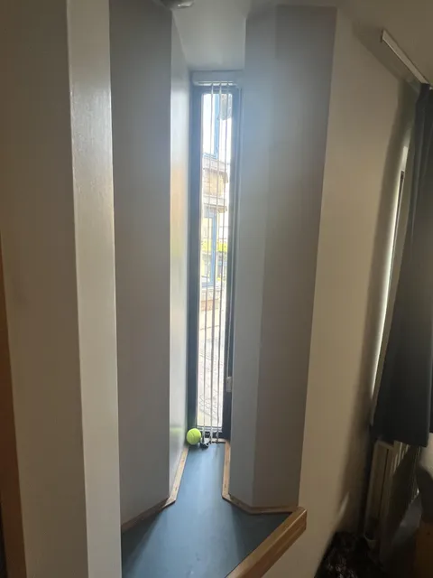 This odd window and blind in my university accommodation