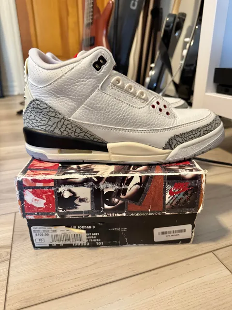 1994 Jordan 3 White Cement