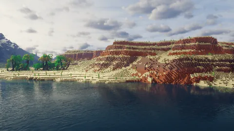 Textbook Map in Minecraft