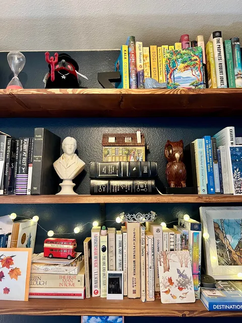 My bookish office nook :)