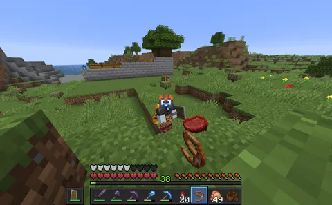 I transported a mooshroom 2000 blocks for this to happen right outside my base