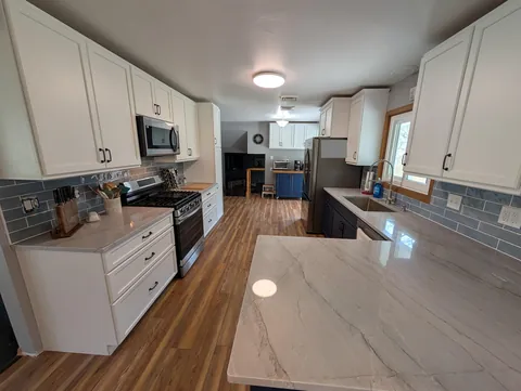 Remodeled Kitchen. Never tackled anything this large before but had great help.