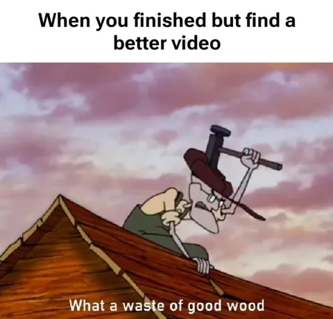 If you don't laugh I'm getting me mallet