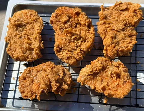 [Homemade] XL Fried Chicken Sandwich
