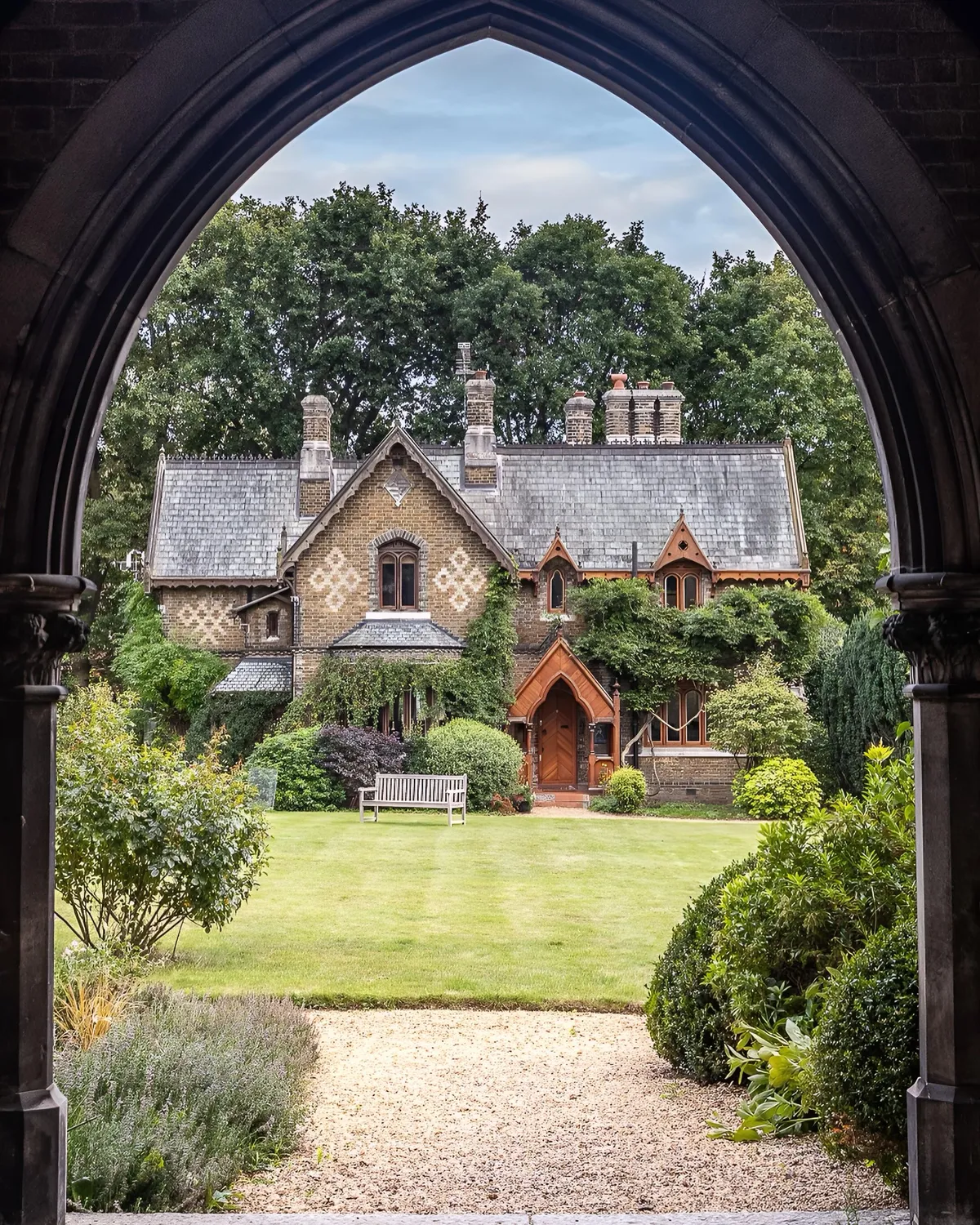 19th-century Victorian cottage (Holly Village, London, UK).