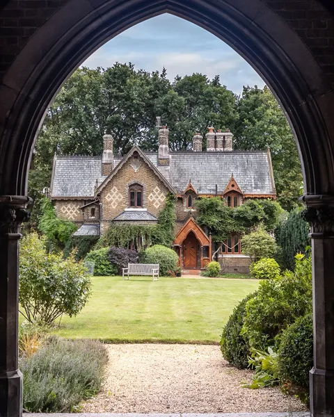 19th-century Victorian cottage (Holly Village, London, UK).