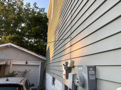 Someone shot my house with an arrow last night.