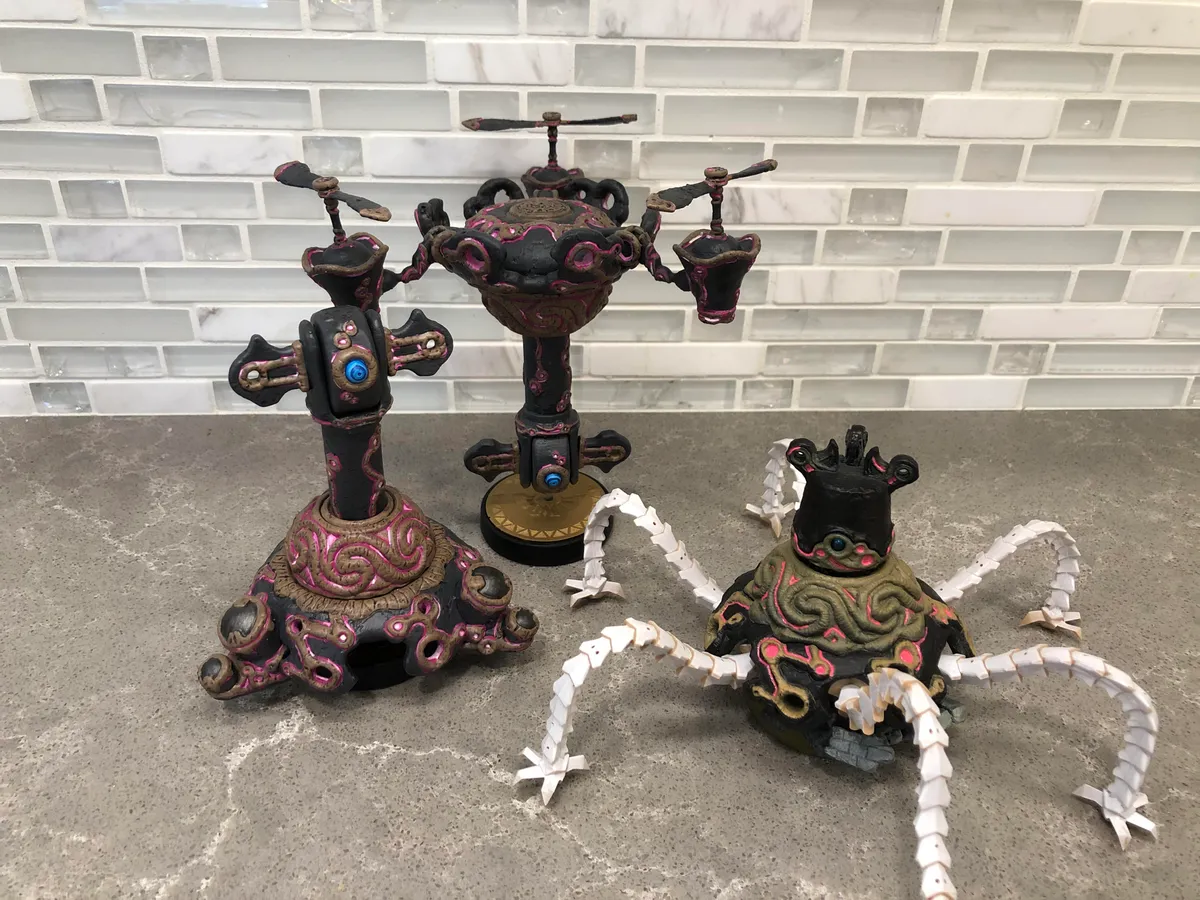 I made some custom guardian amiibo, hope you like them as much as I do!