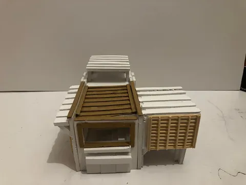 Architecture model that I made. How does it look? (Im 15yo and I wanna be an architect in the future)