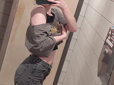 F18 - public bathroom selfies (only i keep getting more naked)