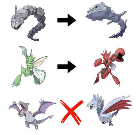 Am I the only one who used to think Aerodactyl evolved into Skarmory as a kid?
