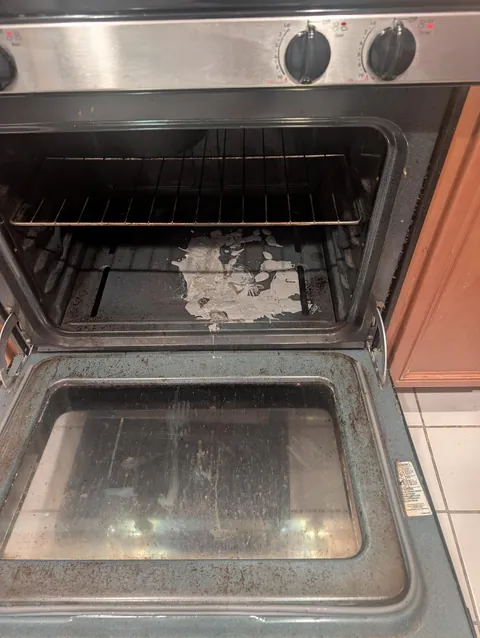When the plastic silverware organizer gets thrown in the oven during your open house and releases a toxic black cloud from your now-ruined oven