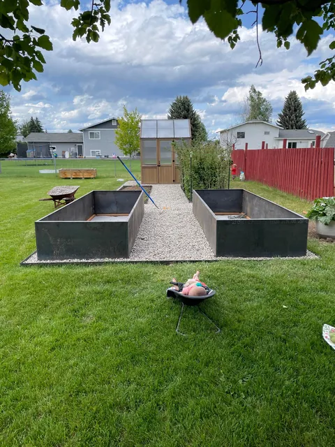 My wife asked for new raised beds so naturally I replaced the entire garden.