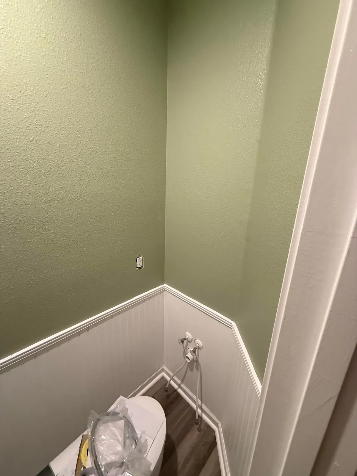 I’ve never done a real DIY project. This week I redid our half-bath. I’m really proud of it.