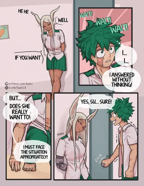 Mirko x Deku (Galin)