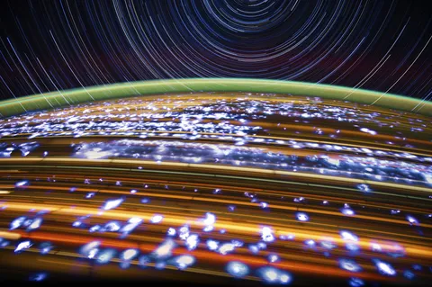 I captured something most astrophotographers can only dream about: I captured Star Trails from space. More details in comments.