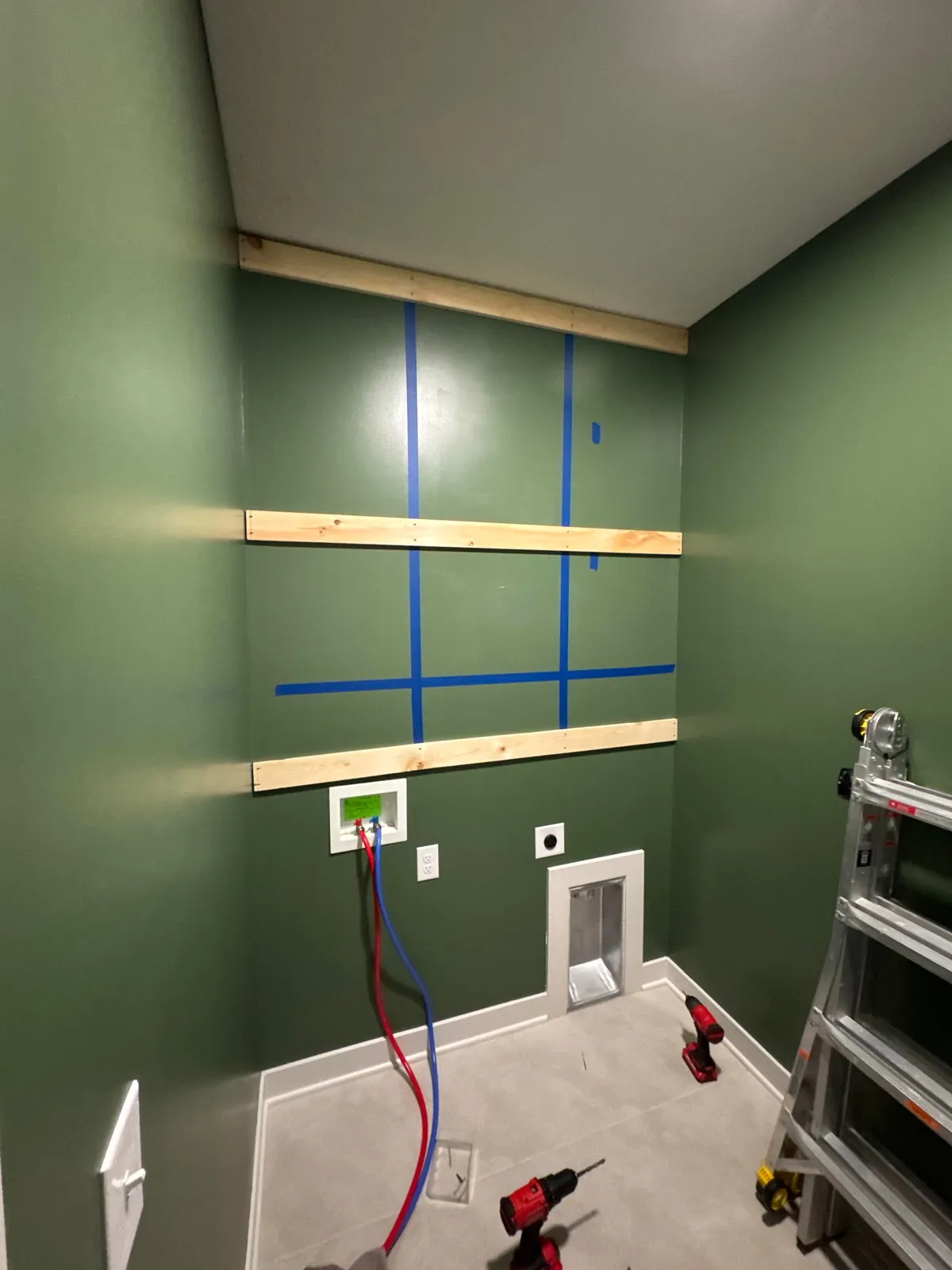 My Christmas present to my wife this year was renovating our laundry room. How did I do?