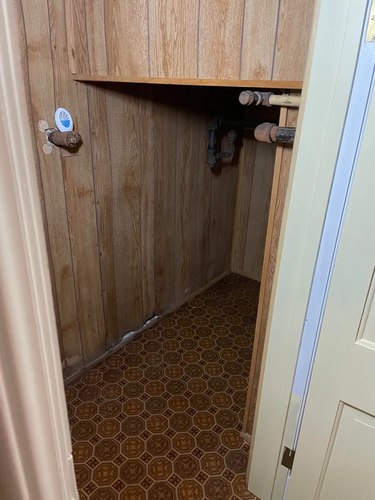 Built a wine closet under some stairs