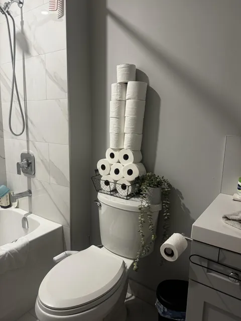 recently got a place with my boyfriend and he thinks this is perfectly fine