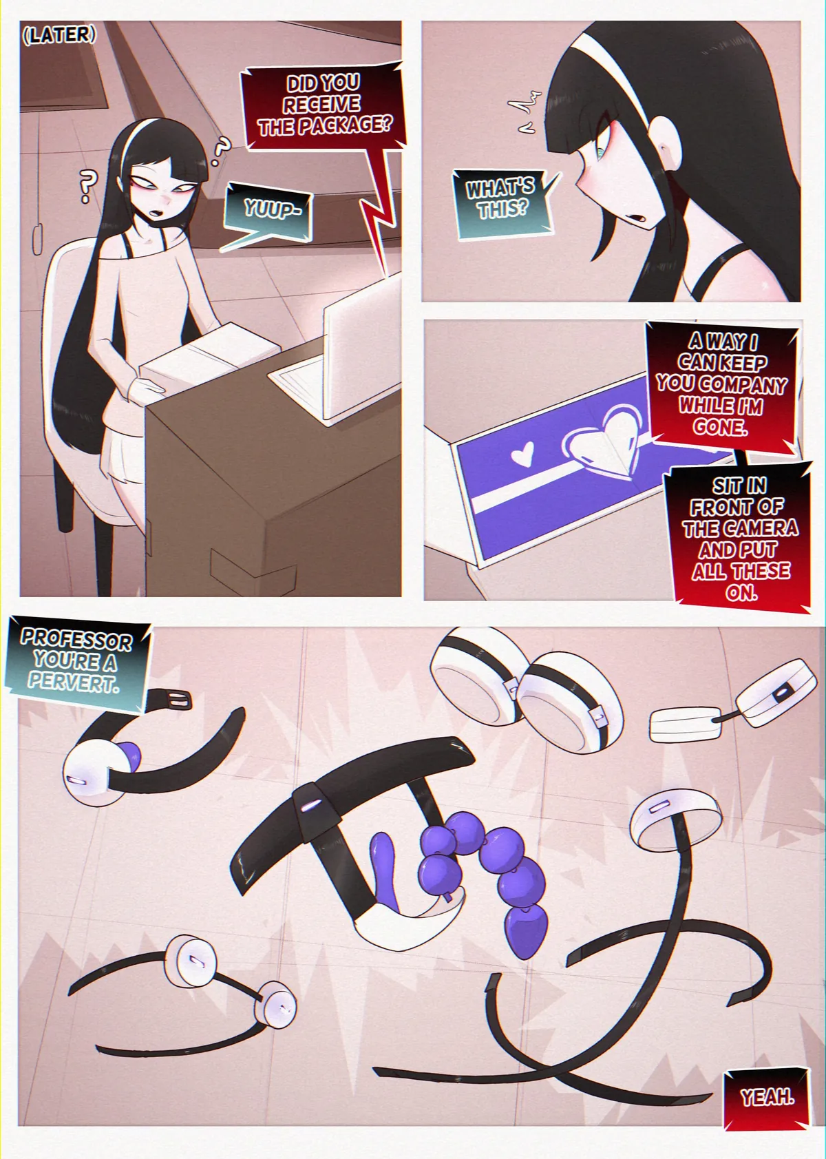 Long distance bondage! (oc)