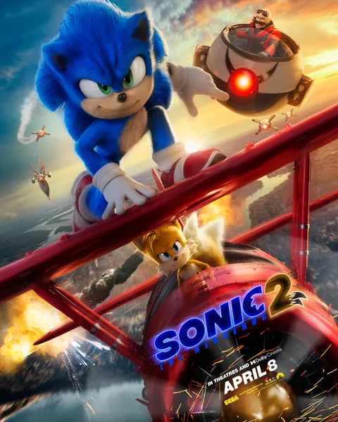 Official Poster for "Sonic the Hedgehog 2"