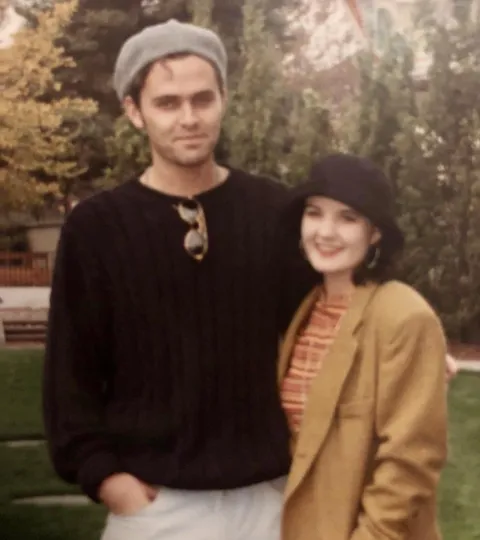 My (future) wife and I in 1993, Seattle.