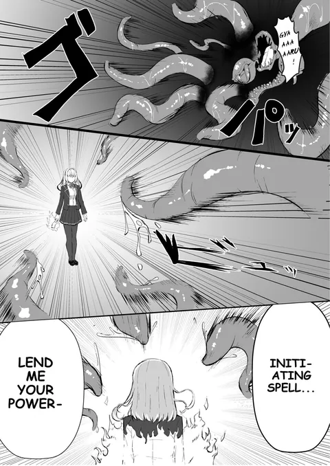 A High-ranked Exorcist Gets Defeated By An Apparition In A Tentacle Suit (part:1) [Artist:shiratama]