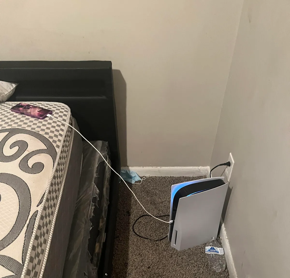 My 12 year old cousin using her ps5 as a glorified extension cord.