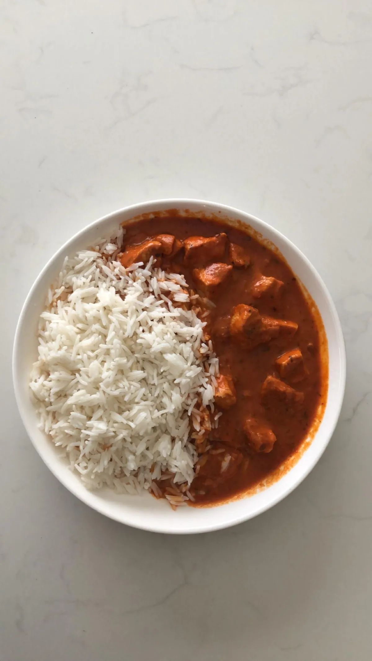 [Homemade] Butter Chicken and rice