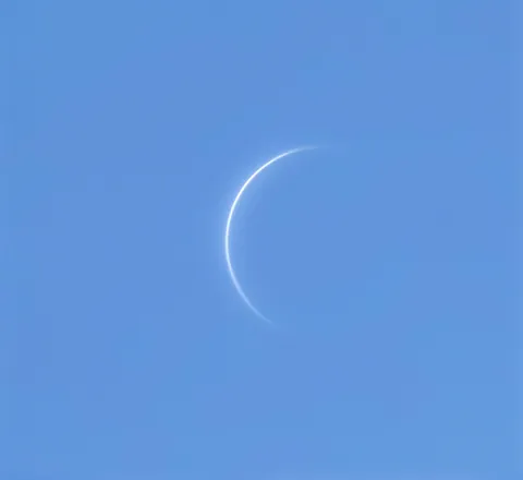 Venus Today at Just 1% Illumination. This is a Very Dangerous Image to Attempt due to the Sun’s Close Proximity.