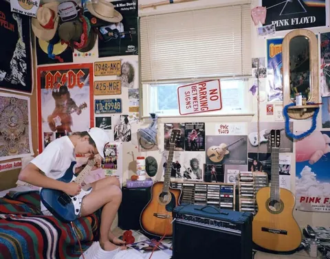 Photographer Adrienne Salinger’s series of teenage bedrooms from the 90s