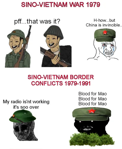 The Chinese really used the Vietnam border as a training ground.